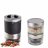 (6 pieces) PEUGEOT | MAESTRO - Pepper Bar - u'Select - Graphite - Height: 110mm - incl. three premium pepper jars