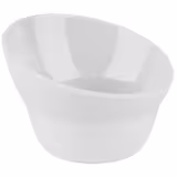 (6 stuks) Schaal - CASUAL - Melamine - 0,13L - rond - Ø100mm - stapelbaar - Wit