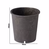 (60 szt.) Kubek wielorazowy - 400ml - Ø 95mm - BPA free, do zmywarki, do mikrofalówki, sztaplowane, wielorazowe, nadające się do recyklingu, antybakteryjne, Made in Europe, FSC certyfikowane - Szary