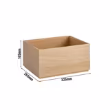 Skrzynka bufetowa - VALO - sztaplowany - drewno dębowe - Wys.: 165mm - Brązowy - GN 1/2 - pasuje do GN 1/2