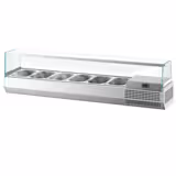 Countertop Prep Well / Refrigerated Topping Unit PREMIUM PLUS - 1733x413mm - 6x GN 1/3