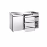 Barkoelkast PREMIUM - 1550x700mm - 1 deur & 3 laden