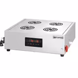 Stoomkoker / Dim sum-stoomkoker - elektrisch - 2,5kW - digitaal - incl. 16 bamboe stoommandjes & 4 deksels