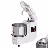 Taikinakone - 42 l / 38 kg - 1-nopeuksinen - irrotettava kulho ja kallistettava sekoituspää - ajastin - 400 V
