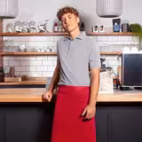 (6 Stück) KARLOWSKY | Bistroschürze Basic - Himbeere