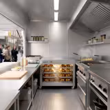 Commercial Heated Display Cabinet - Sliding Glass Doors, Solid Rear Panel - 4-Shelf - 2kW - 1098x480x790mm