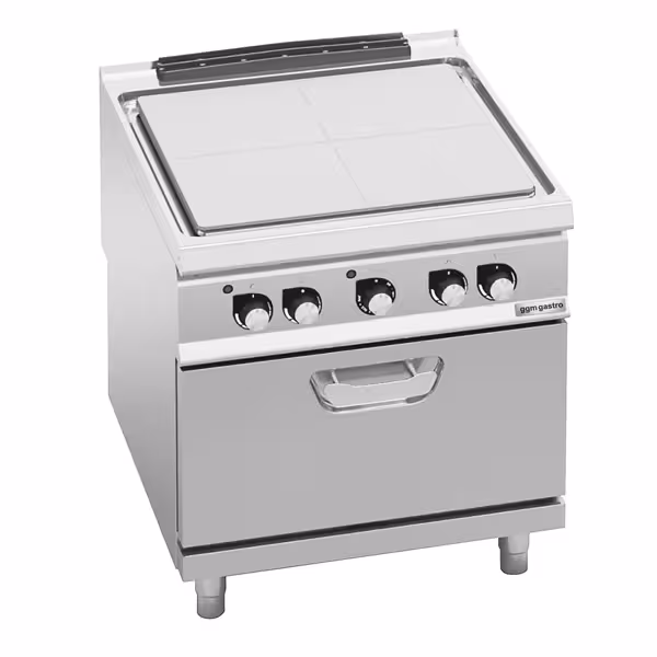 Cucina elettrica tuttapiastra - 18,68 kW - incl. forno elettrico ventilato - 4,68 kW