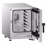 Elettrico - Forno combinato a vapore - Touch screen - 7" display TFT touch - 6x GN 1/1 - slim - incl. Sistema di lavaggio & Sonda al cuore