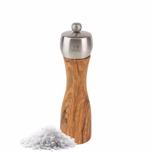 (6 stuks) PEUGEOT | FIDJI - Zoutmolen - Olijfhout - Natuurlijk - Hoogte: 200mm