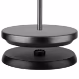 Lámpara de mesa LED - recargable - inalámbrica - JOSEF - regulable en 3 niveles - 3 temperaturas de color - IP54 - Ø 110mm - Negro