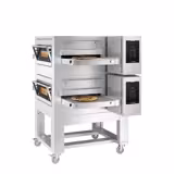 (2 Stück) Elektro Durchlaufofen - 1260x1750mm - Touch - Bandbreite: 500mm - inkl. Untergestell