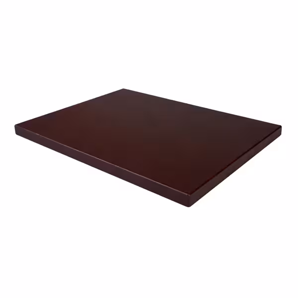 Planche à découper - 325x530mm - Épaisseur: 20mm - Conforme HACCP - Polyéthylène - Marron