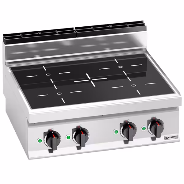 Kuchenka indukcyjna - 14 kW - 4 płyty grzewcze	