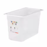 (6 pièces) CAMBRO | SafeTrak - Récipients en polypropylène GN 1/3 - laiteux - Hauteur : 200mm