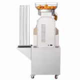  Spremiagrumi elettrico per arance - con alimentazione automatica della frutta e rubinetto di scarico - argento