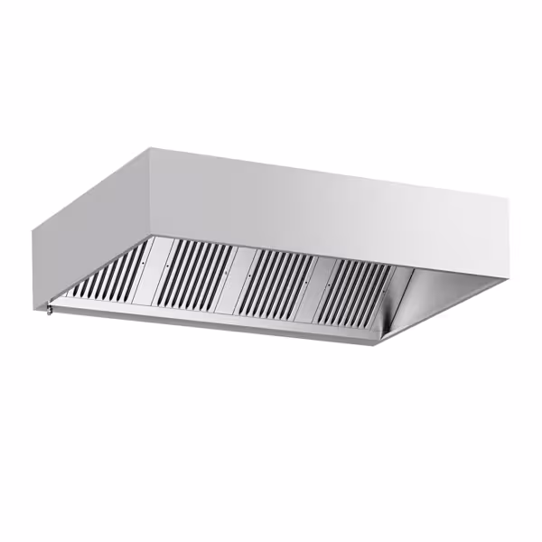 Campânula de exaustão Profissional - 2200mm - com regulador de velocidade, filtros labirinto e iluminação