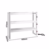 Commercial Heated Gantry - 900x300mm - 1.08kW - 3 Tier