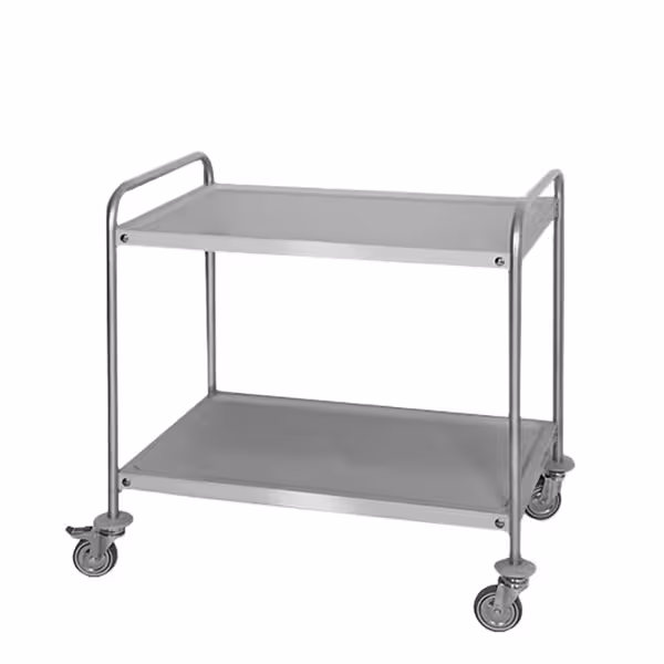 Serveringsvagn - 1 000x500 mm - 2 hyllplan