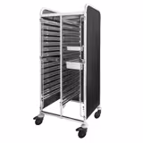 Tablettwagen - für 30 Tabletts GN 1/1 - mit leisen Rollen