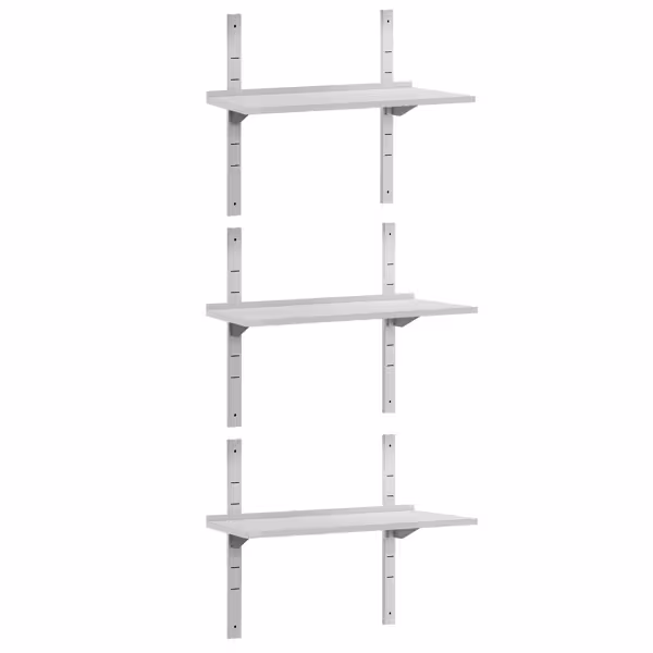 Paslanmaz Duvar Rafı ECO - 1200x300mm - 3 katlı