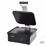 Grătar de contact / Grătar pentru hamburgeri - 2,2 kW - suprafață netedă sus și jos - Suprafață de gătit: 350 x 330 mm