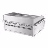 Plancha électrique - plaque acier - 9,0 kW - Rainurée - Surface de cuisson : 693x484mm