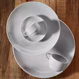 (6 ks) ENTITY - Talíř na pizzu - kulatý - porcelán - Ø 300 mm - bílá