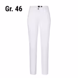 KARLOWSKY | Damen 5-Pocket-Hose - Weiß - Größe: 46