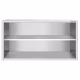 Edelstahl Wandhängeschrank PREMIUM - 1600x400mm - ohne Schiebetür - 800mm hoch
