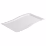 (6 Stück) GN-Tablett 1/1 - SINUS - Melamin - Höhe: 20mm - Weiß