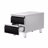 Ladekast PREMIUM - Zwart-titanium - 2 lades - 400x620mm - (h)587mm