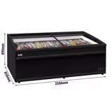 Congelator tip insulă - 2,5 m - Negru