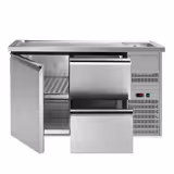 Direct Draw Beer Dispenser / Kegerator PREMIUM PLUS - 1550x700mm - Single Solid Door & 2 Drawers