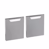 باب خزانة قاعدة - ستانلس ستيل - 450x40x500mm - متوافق مع سلاسل LORENZO 600