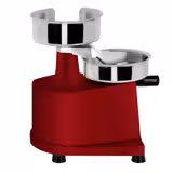 Macchina per hamburger manuale - Ø 130 mm - Rosso