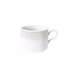 (6 Stück) SELTMANN WEIDEN | Milchkaffeetasse - 250ml - Perlgrau