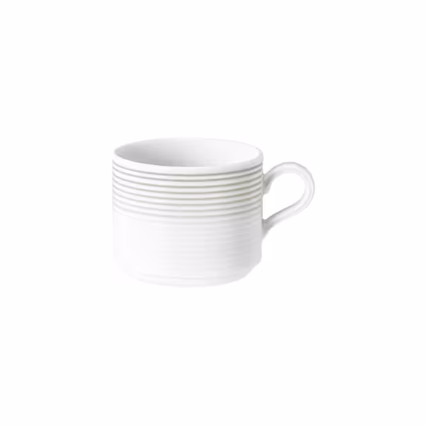 (6 pieces) SELTMANN WEIDEN | Blues Porcelain Coffee Cups – 250 ml - Pearl Grey