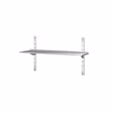 Mensola a parete in acciaio inox PREMIUM - 1500x400mm - con 3 ripiani
