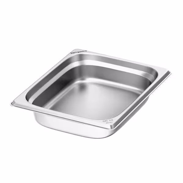 Edelstahl-Behälter GN 1/2 - Höhe: 65mm