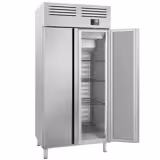 Vrieskast RVS PREMIUM PLUS - GN 1/1 - 974mm - 745liter - tot -18°C tot -1°C - met 2 deuren - geforceerde koeling, LED‑verlichting & legroosters