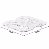 (6 pièces) CAMBRO | Camview® - Égouttoir GN en copolymère 1/6 - Transparent - Sans BPA