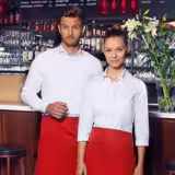 (6 Stück) KARLOWSKY | Bistroschürze Basic - Rot
