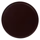 Pizza Plate - Polyethylene - Ø200mm - with juice groove - Brown