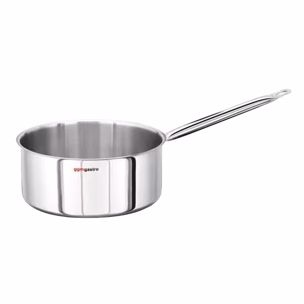 Steelpan - RVS - 3,0 liter - Ø 200mm - Hoogte: 90mm - met sandwichbodem