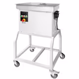 Heavy Duty Electric Meat Mincer Size 32 - 600kg/h - 3 kW - 236rpm - Mincing Plate 3.5mm - with Castors - with Cooling System