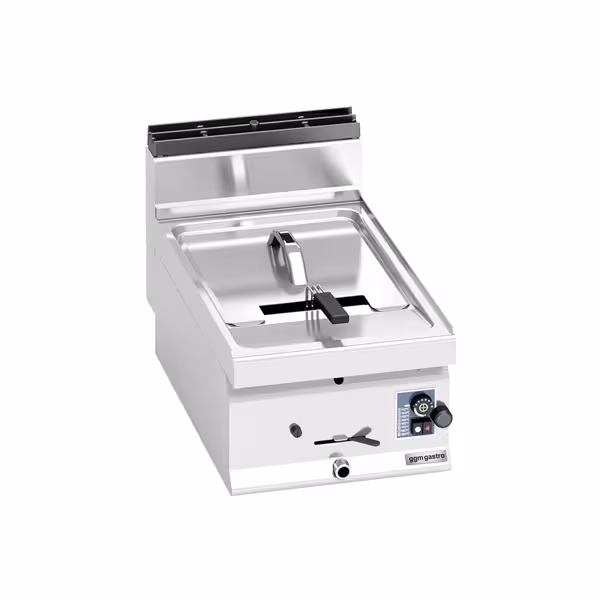 Frituurpan - 10 liter - 6,9 kW - mechanische bediening - met aftapkraan