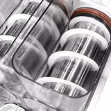 Slushmaskin - 2x 12 l - 850 W - Digital - svart/silver