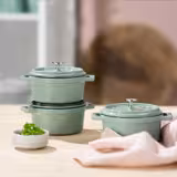 STAUB | Mini Cocotte Round Enamelled Cast Iron Casserole Dish – Ø10 cm - Sage Green