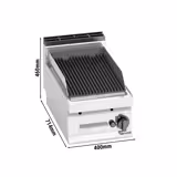 Gas Lavasteingrill - 6,9 kW