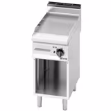 Elektrische bakplaat - 4,8kW - Glad - Bakoppervlak: 400x714mm - met open onderbouw